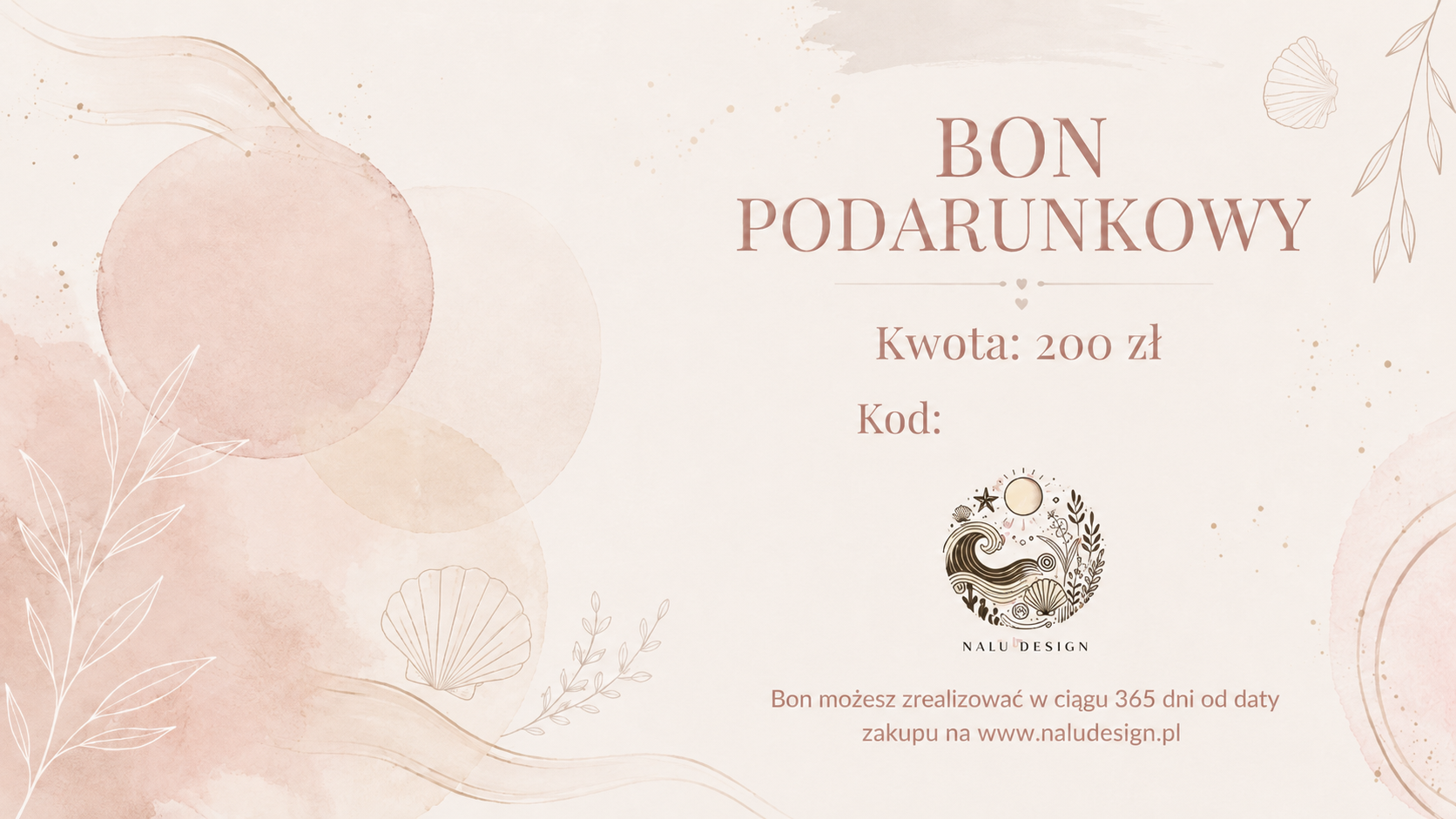 Bon podarunkowy 200 zł