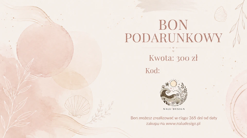 Bon podarunkowy Nalu Design